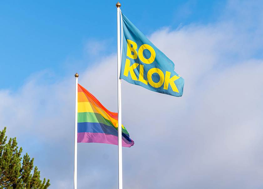 BoKlok and pride flag