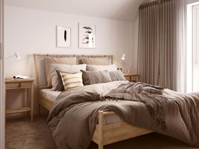 BoKlok 2 bed house_bedroom BoKlok 2 bed house_bedroom