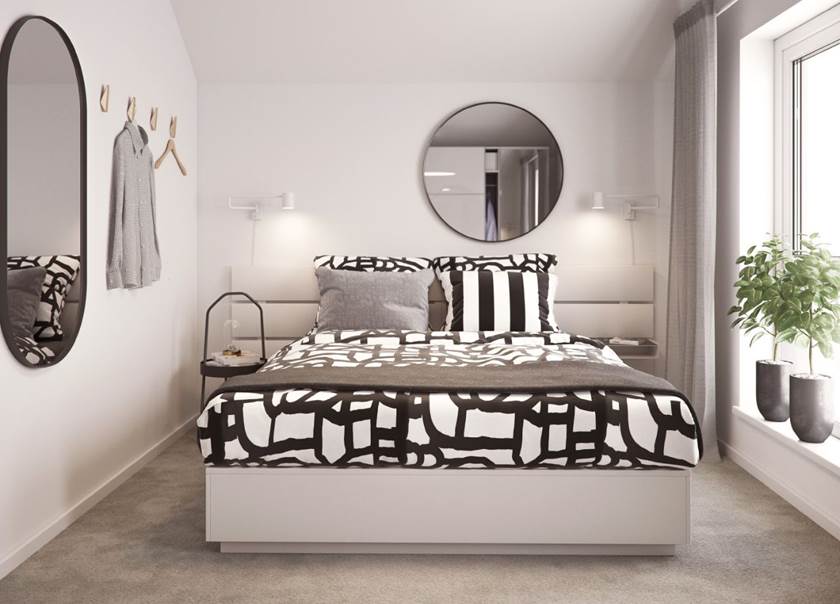 BoKlok 3 bed house_bedroom BoKlok 3 bed house_bedroom