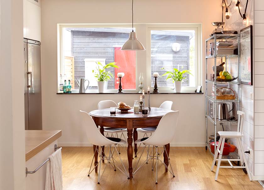 Kitchen in the home of Hellström-Kjellström family.