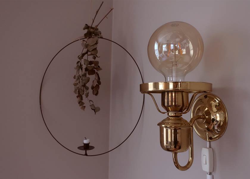 Lamp on wall Lamp on wall