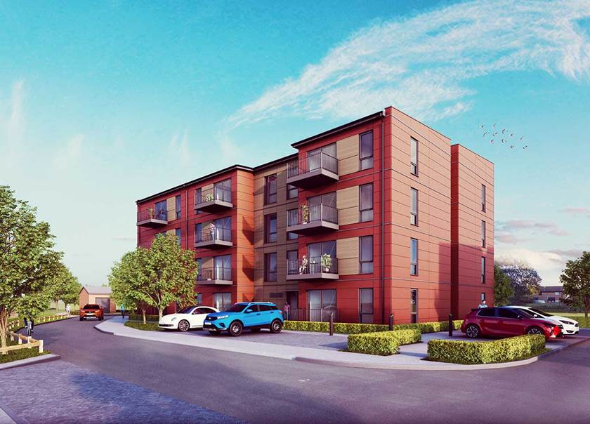 Illustration image of apartment building Illustration image of apartment building