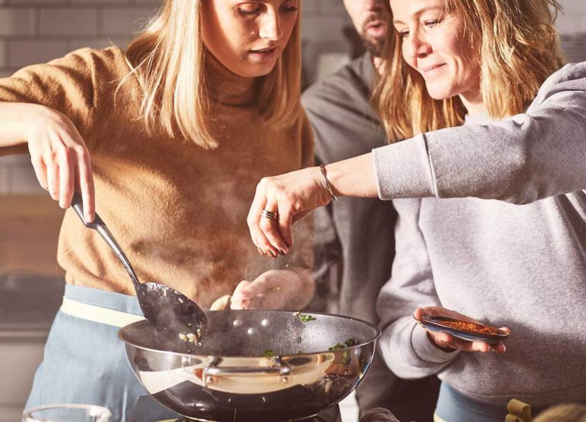 Group of people cooking