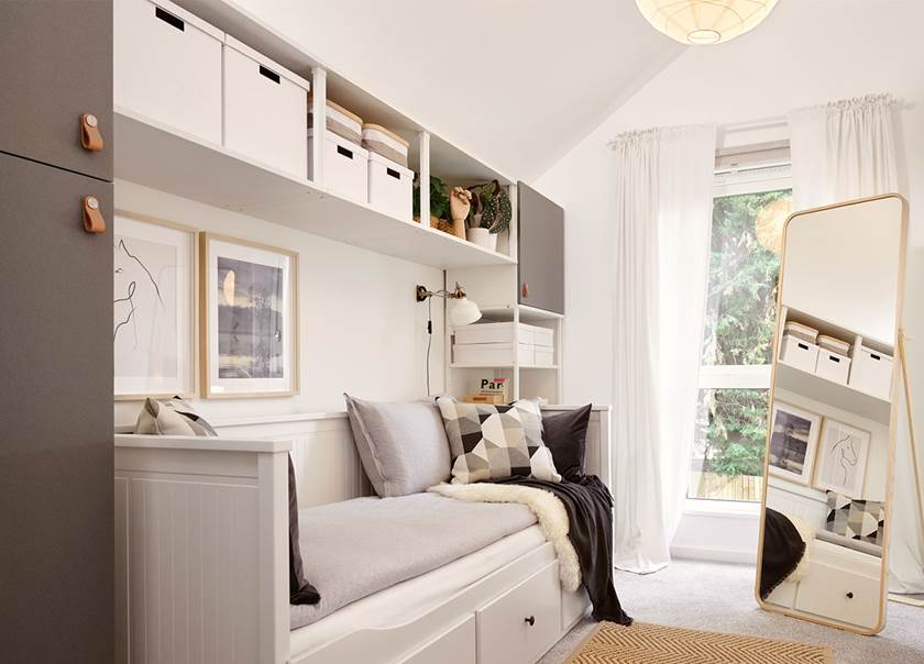 BoKlok home office, childrens room or guest room.