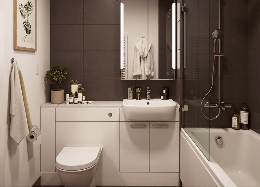 BoKlok 2 bedroom apartment bathroom BoKlok 2 bedroom apartment bathroom