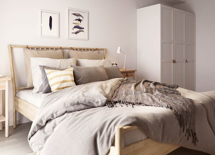 BoKlok 2 bed apartment_bedroom BoKlok 2 bed apartment_bedroom