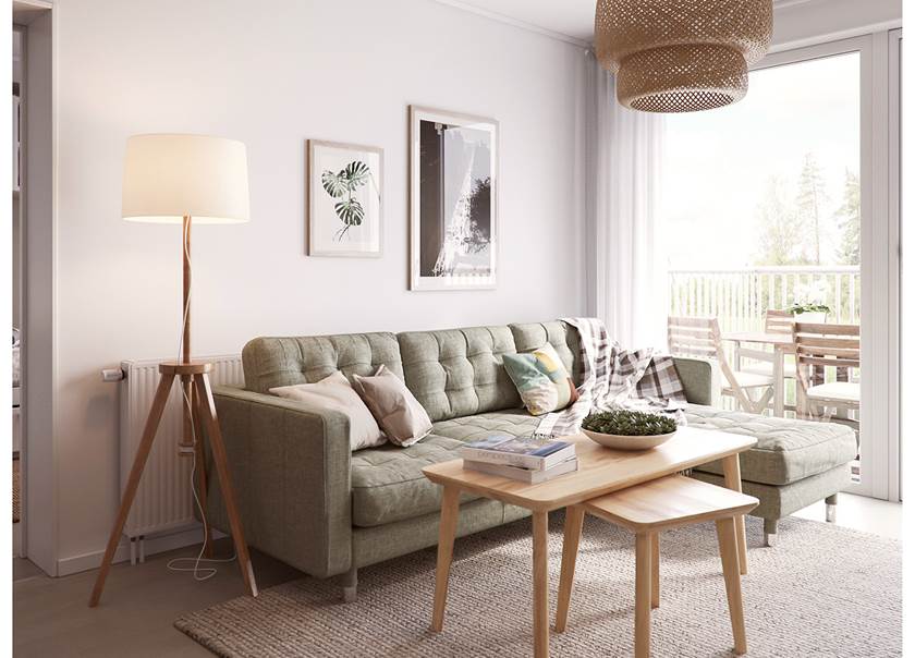 BoKlok 2 bed apartment lounge BoKlok 2 bed apartment lounge