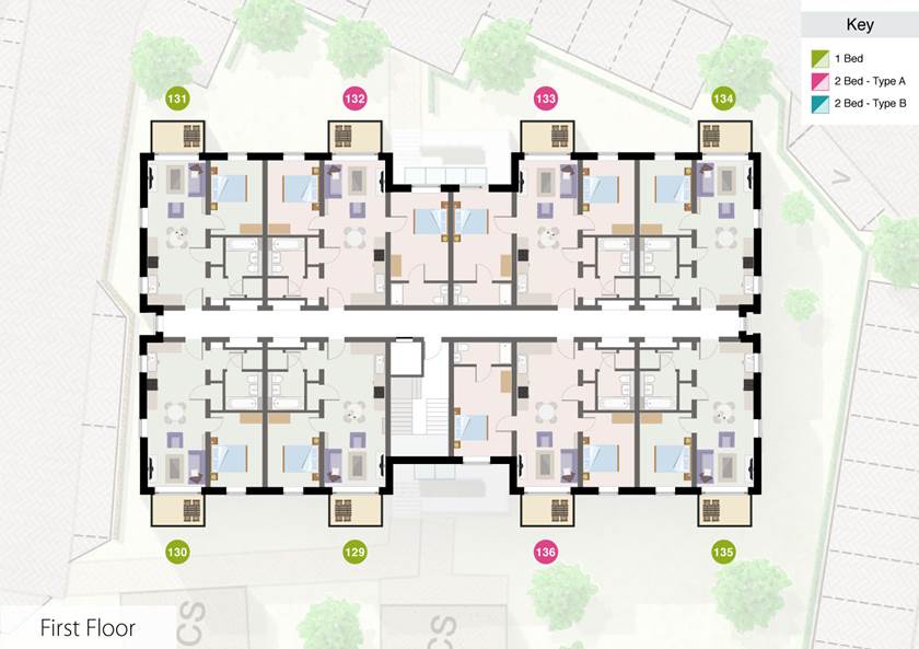 boklok on the lake apartments block plan first floor block 5