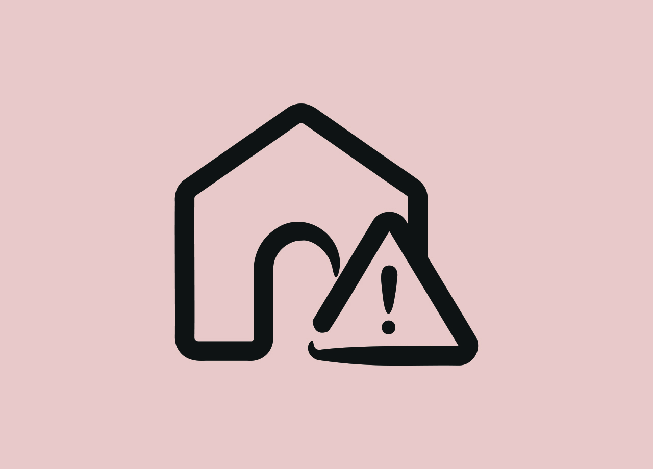House icon with exclamation mark